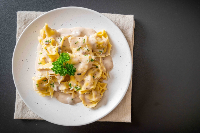 tagAlt.Classic Potato filled Tortelli with Pecorino and Onion Sauce